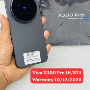vivo x300 pro 16/512 warranty 10/12/2026