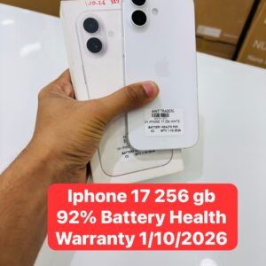iphone 17 256 gb 92% white 4/11/2026