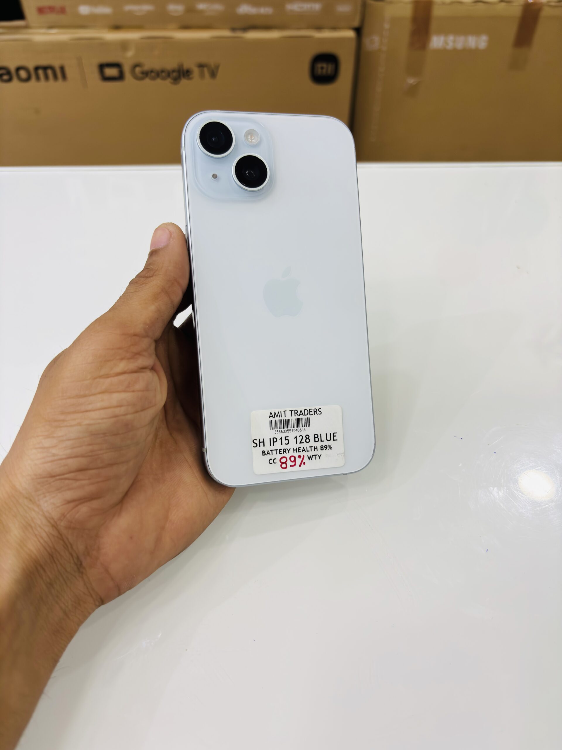 Iphone 15 128 gb 89% Blue