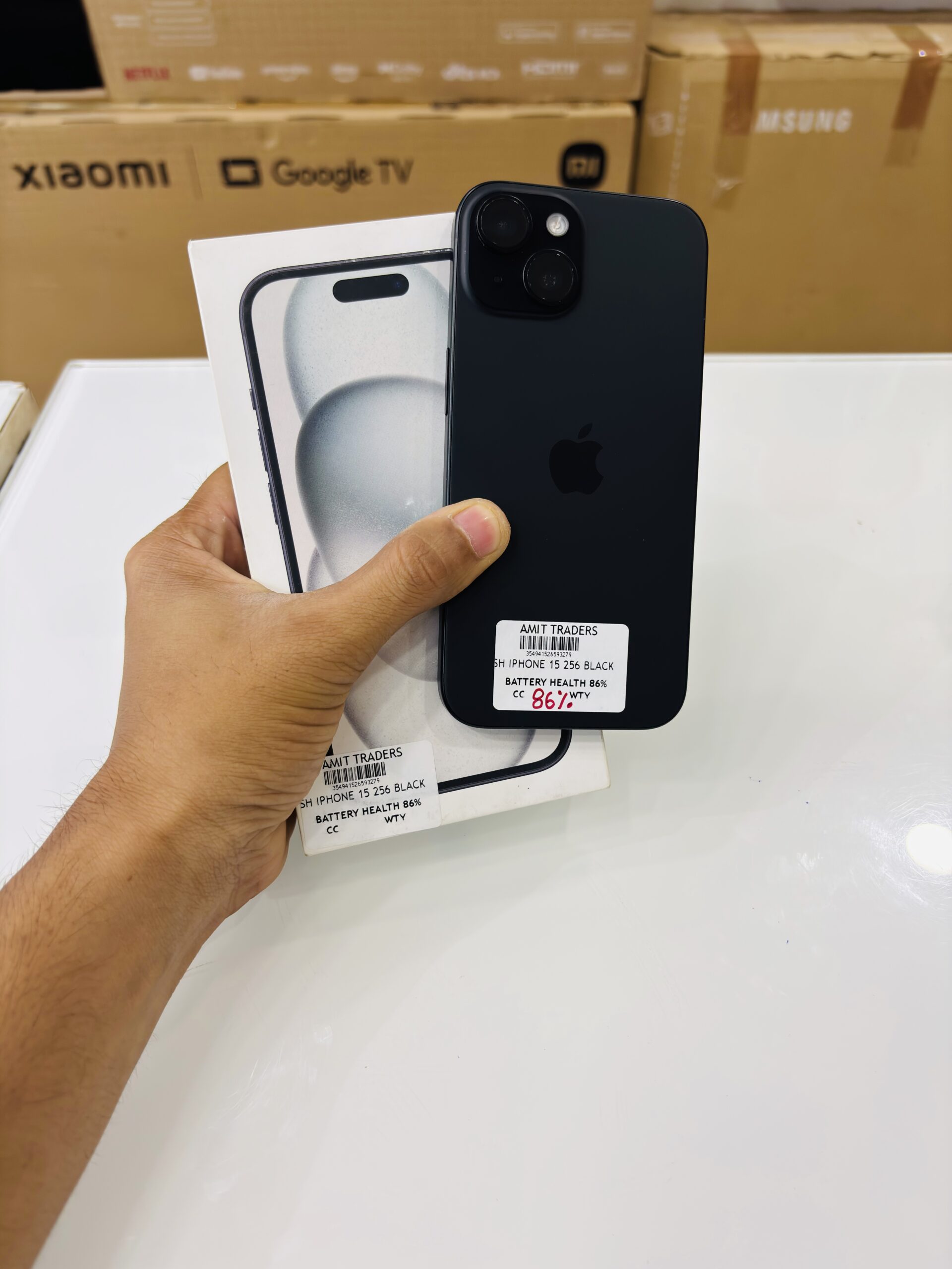 Iphone 15 128 gb 86% Black