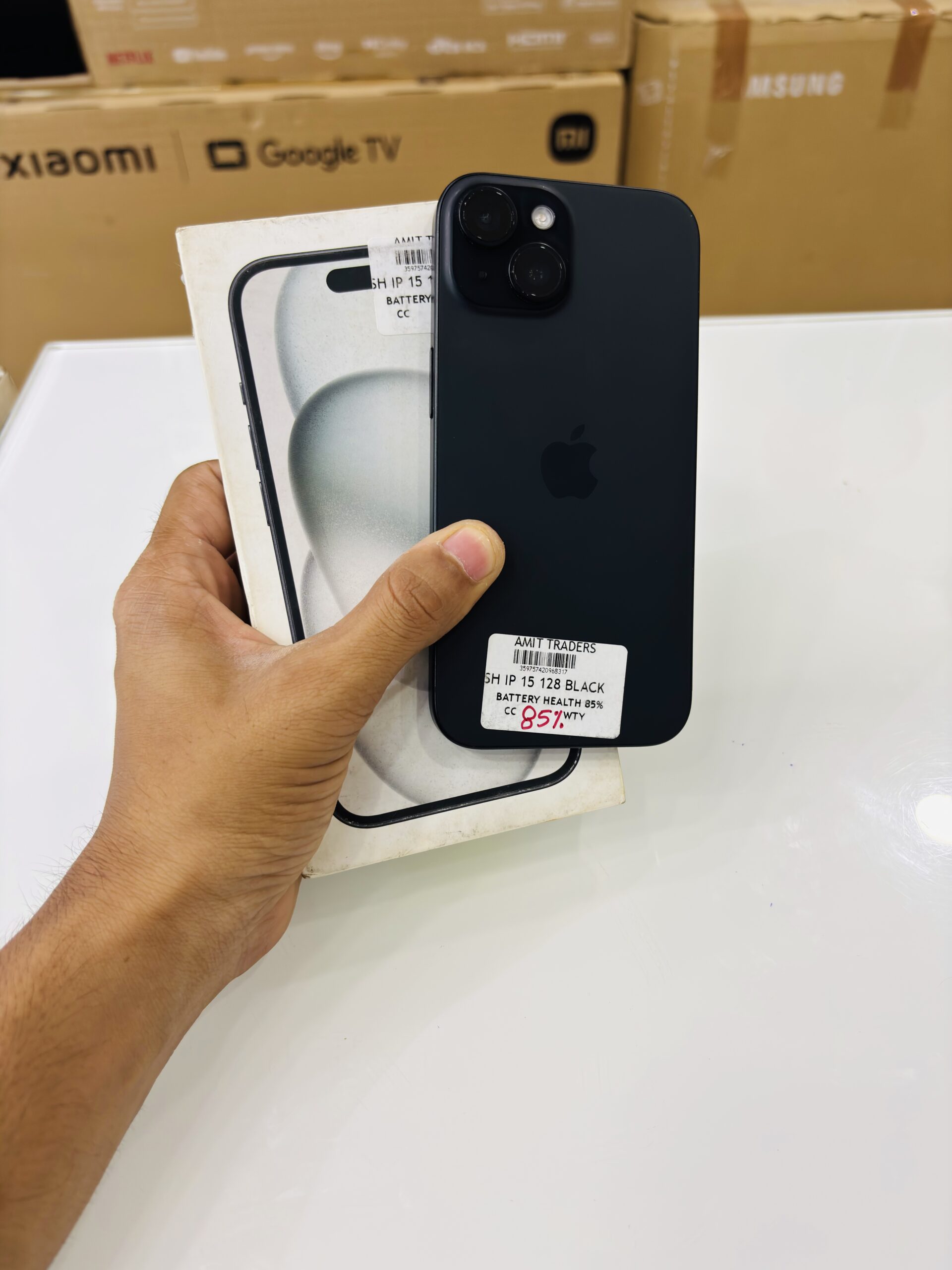 Iphone 15 128 gb Black 85%
