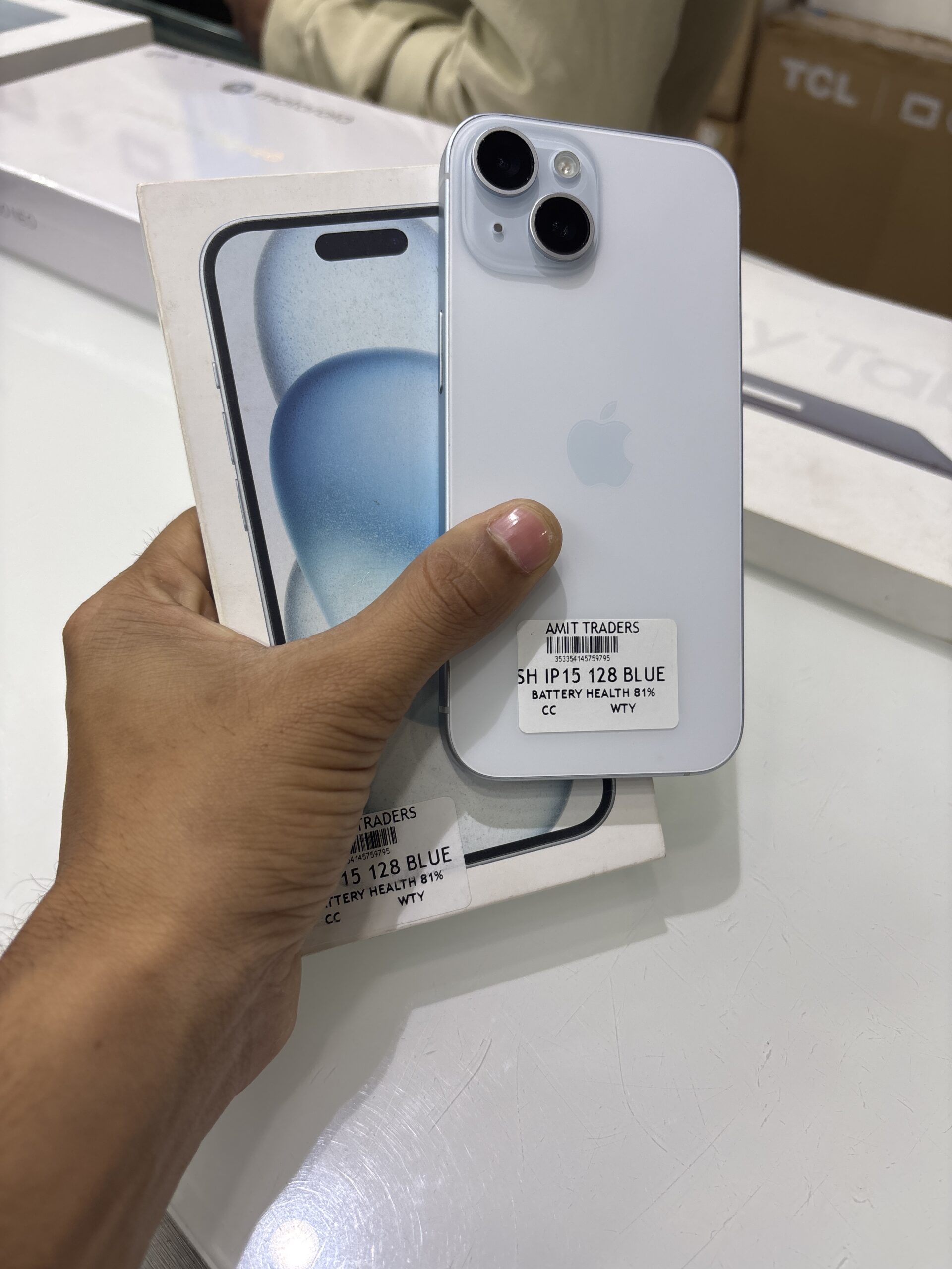 Iphone 15 128 gb 81% Blue